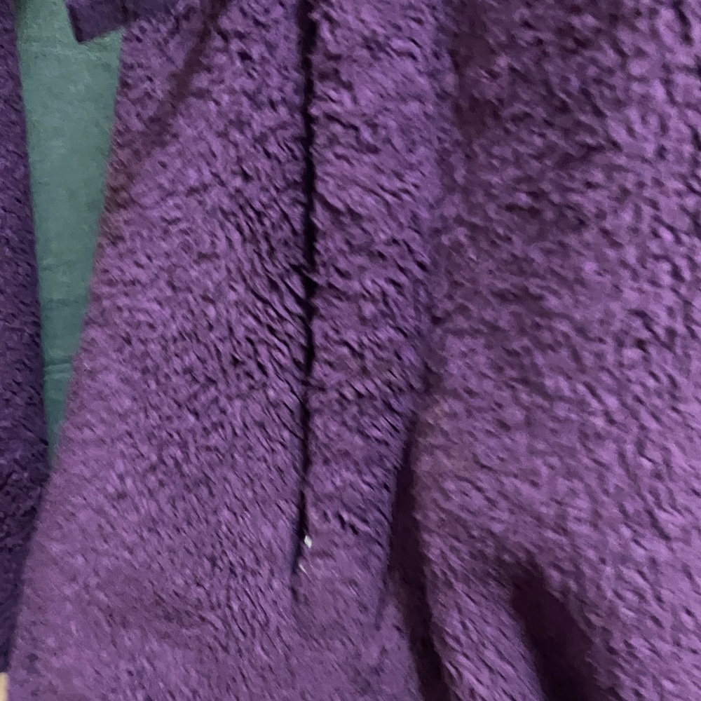 Girls The North Face Purple and Gray Fleece Jacket size large - Picture 5 of 12
